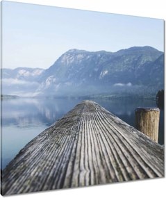 Vászonkép 90x90 Horgászhíd