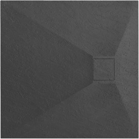 Zuhanytálca Magnum Black 90x90
