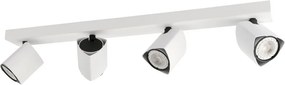 Italux modern spot lámpa merusa fehér fekete itxspl-31970-4b-wh