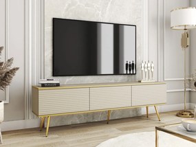 TV szekrény Onasewo II (bézs + arany) . 1106249