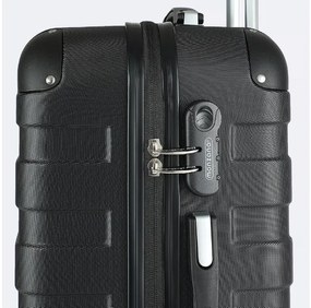 Deuba Essential L utazóbőrönd - fekete