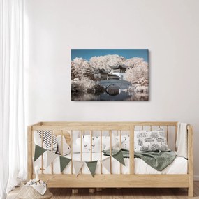 Kép - Virágzó fák Ázsiában (90x60 cm)