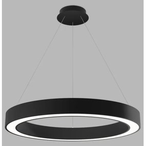 LED2 - LED Dimmelhető csillár zsinóron SATURN LED/60W/230V 3000K/4000K fekete