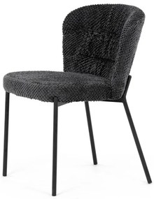 Étkezőszék szürke bouclé szövettel. CT-W1077 GREY2