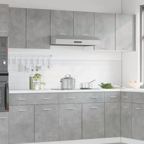 betonszürke szerelt fa függő szekrény 80 x 31 x 60 cm