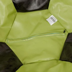 Baby Ball babzsákfotel - műbőr - zöld/wenge - 70 liter R
