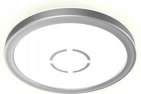 Briloner Slim Led panel 19 cm, 12W, 1400lm, ezüst, hatékony háttérvilágítás