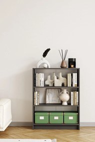 Könyvespolc, antracit, 80 cm – Bili3