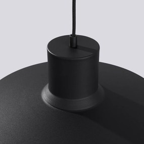 Fekete függőlámpa ø 35 cm Vito – Sollux