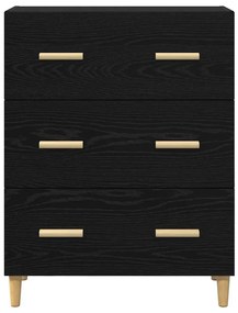 Széf Musta tammi 34 x 69,5 x 90 cm Faanyag