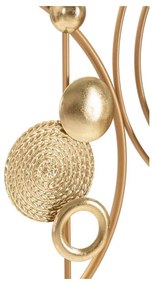 Fém fali dekoráció 49,5x80 cm Goldy – Mauro Ferretti