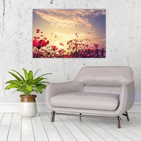 Kép - Rét virágokkal (90x60 cm)