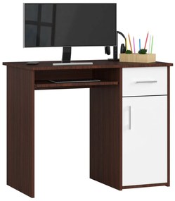 PC asztal Padma (wenge + fehér). Akció -16%. 1068864