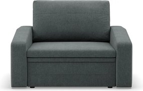 Vertico fekvőfotel, 90 cm széles, fonott, szürke