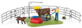 Schleich 42529 Szarvasmarha mosás, 29 cm