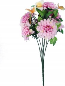 Mesterséges Csokor Lila Margaréta Pillangó Virágos Tavaszi Kiegészítő