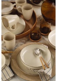 16 részes bézs/porcelán étkészlet