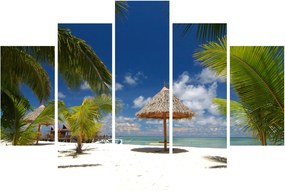 Kép - Fehér homokos strand (150x105 cm)