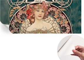 Modern öntapadós fotótapéta falra Virágos szimmetria 250x104 cm