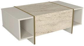 Dohányzóasztal Veyron - Travertine, Sandstone