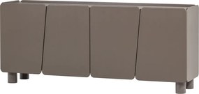 Barna borovi fenyő komód 200x85x45 cm Root – WOOOD