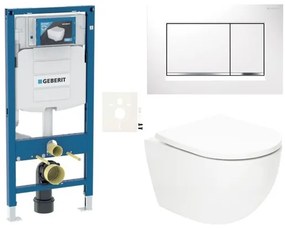 Geberit fali WC szett előtétfalas szereléshez + SAT Fusion WC SIKOGSTORFUS30
