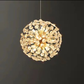 Glamour Stílusú Mennyezeti Kristály Csillár 8560-400 Arany