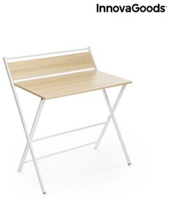 InnovaGoods Összecsukható íróasztal, 85x60x97 cm, MDF/acél