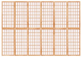 6-paneles japán stílusú összecsukható paraván 240 x 170 cm
