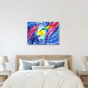 Kép - Érintés (üvegen) (70x50 cm)