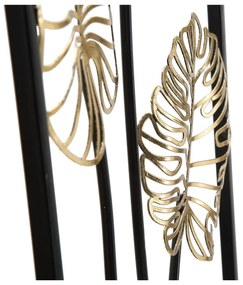 Luxy -B- levél motívumos fali fémdekoráció, 31 x 90 cm - Mauro Ferretti