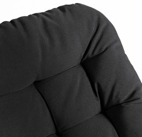 Hintafotel Fekete Párnával. AURORA