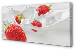 Canvas képek epres tej 100x50 cm