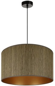 Brilagi - Boston Roller függeszték 1xE27/15W/230V, 45 cm, barna/arany