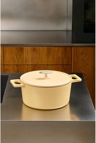 Indukciós tűzhelyhez alkalmas öntöttvas lábas fedővel 5,5 l Mattia 3.0 – FABINI