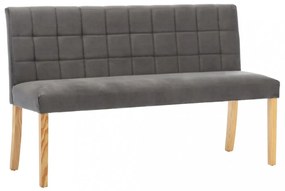szürke bársony pad 140 cm