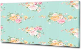 Fotó vászonkép edzett üveg Vörös rózsák 100x70