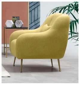Fotel Sevoille (sárga + arany). 1106561