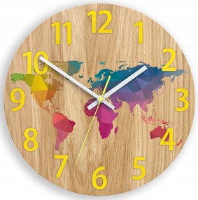 Nagy Falióra Tölgy World Vilågtérkép Csendes