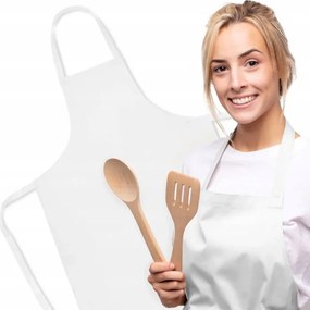 Konyhai Kötény Zsebbel Fehér 220g Sütő Kötény