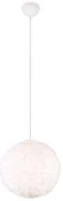 Krémszínű függőlámpa ø 35 cm Furry – Reality