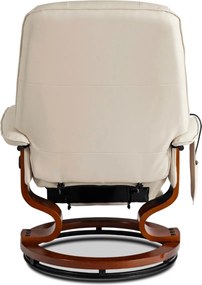 Forgó masszázsfotel fűtéssel bézs műbőr – WEST