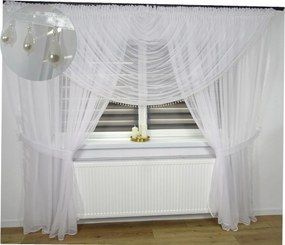 Függöny Kész Víz Gyöngyökkel Nappali KAR.1.8M