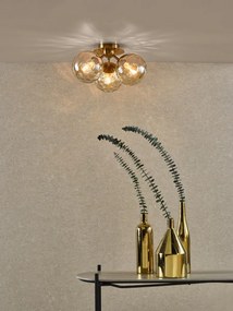 Dar Lighting modern mennyezeti lámpa ulrika antik bronz darulr5306