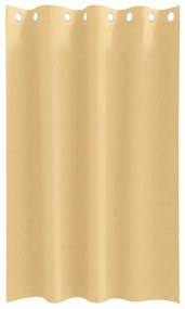 Függönyök függönyökkel 2 pcs Bézs 175x140cm Poliészter