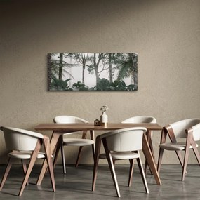 Kép - dzsungel a reggeli ködben (120x50 cm)