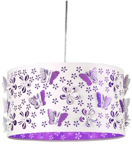 ONLI - Gyerek csillár TITILLA 1xE27/22W/230V lila/fehér