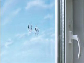 Műanyag akasztó, ragasztócsíkkal, kis méret, TESA Powerstrips&amp;reg;, átlátszó (TE77734)