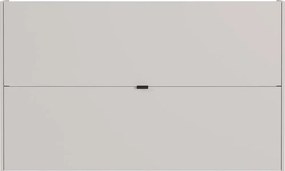 Krémszínű billenő ajtós-függő cipőtartó tölgyfa dekorral 140x83x18 cm Ameca – Germania