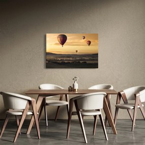 Kép - repülő léggömbök (90x60 cm)